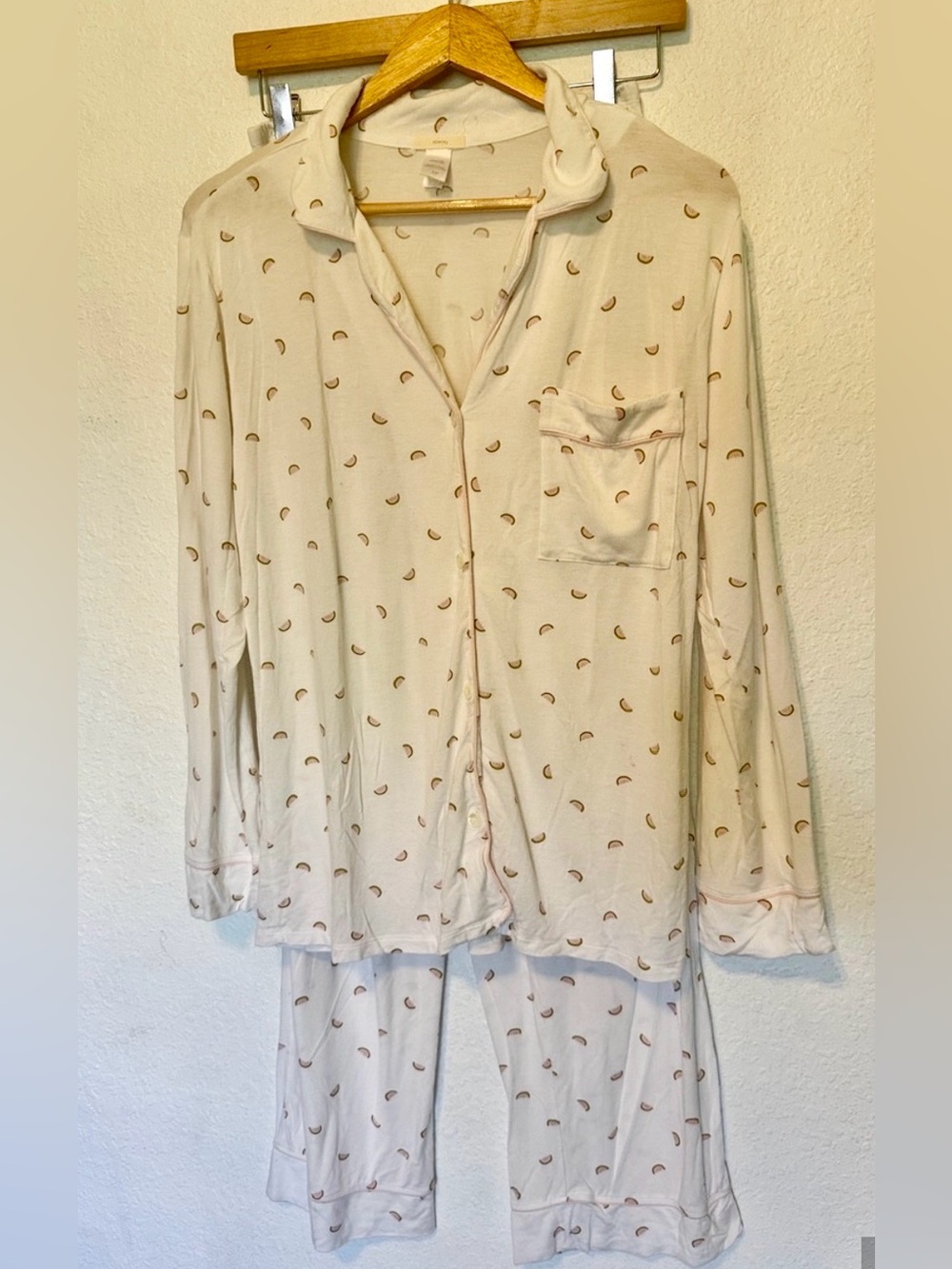 Eberjey watermelon long sleeve pants pajama